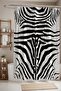 Black and White Leopard Pattern Shower Curtain 175X200Cm Would You Like? - 3