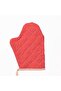Molinella Fireproof Quilted Duck Fabric Colored Oven Gloves 20X27 cm Single - 6