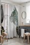 Bathroom Curtain, Confused Cat and Woman Patterned Shower Curtain, Bathtub Curtain 175X200Cm - 2