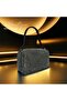 حقيبة LA BOUTIQUE الفضية المرصعة بالأحجار