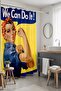 Bathroom Curtain, We Can Do It Patterned Shower Curtain, Bathtub Curtain 175X200Cm - 2
