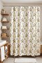 Bathroom Curtain, Bohemian Brown Stars Patterned Shower Curtain, Bathtub Curtain 175X200Cm