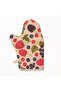 Molinella Fireproof Quilted Duck Fabric Colored Oven Gloves 20X27 cm Single - 8
