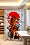 Bohe Separation with Tiger on the Moon Pattern, 175X200Cm Shower Curtain and Bathtub Curtain - 2