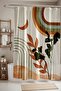 Bathroom Curtain, Bohemian Pastel Colorful Rainbow and Moon Pattern Shower Curtain, Bathtub Curtain 175X200Cm - 3
