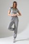 Women's Modal Fabric High Waist Double Pocket Soft Textured Rubber Leg Detailed Sweatpants - 5