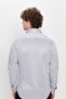 Slim Fit Long Sleeve Cotton Plain Men's Gray Shirt - 5