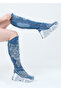 Women's Denim Stone Boots 6063 - 6