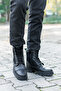 Water and Cold-Proof Orthopedic Insole Non-Slip Rubber Winter Guaranteed Men's BLACK - 5