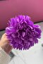 Lilac Color Chrysanthemum Blossom Detailed Peg Buckle - 2
