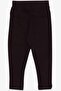Girl's Leggings Trousers with Back Pockets, Age 2-6, Black - 5
