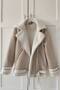 New Season Imported Suede Coat Trench Coat Jacket