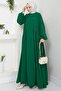 Eva Ayrobin Hijab Dress Emerald Color Hm2454 - 3