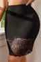 Basic Pencil Skirt - Lace Detail Mini Skirt, Waist Liqra and Elastic - 5