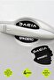 Dacia Sandero Written Carbon Pattern Inside Door Sleeves and Scratches Special Protection Foil Set
