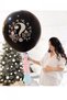 Large Size Girl Or Boy Black Gender Reveal Party Balloon Confetti - 3