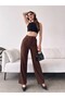 High Waist Pleated Palazzo Trousers - 3