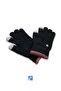 Autumn and Winter Warm Double Layer Pearl Stone Thick Gloves Touch Screen Ski Gloves - 4
