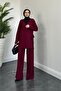 Burgundy Domenic String Suit Set - 2