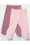 Baby 2-Piece Booties Pants, 50% Bamboo - 50% Organic Cotton, Baby and Newborn Series - Csyb9027 - 2