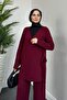 Burgundy Domenic String Suit Set - 4