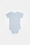 Baby 2-Piece Short-Sleeve Bodysuit, 50% Bamboo - 50% Organic Cotton, Baby and Newborn Series - Csyb9017 - 4