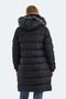 Garlic Women's Black Winter Long Parka Coat Coat - 4