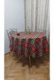 قماش دائري، نمط عيد الميلاد، قماش دوك (دافع سائل، مقاوم للبقع)، مفرش طاولة - 5