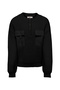 Solid Sweatshirt - Black