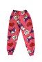 Girls Two Thread Raster Pink-Purple Kuromi Heart Pattern Long Sleeve Pajamas Set - 5
