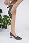 Women's Stone Detailed Black Evening Dress Heeled Shoes - 3