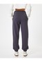 Raised Jogger Sweatpants with Laced Waist and Pockets Standard Waist Comfortable Fit - 4