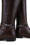 Women's Genuine Leather Brown Classic Boots - 5