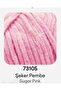 Yonca Baby Velvet Knitting Yarn Candy Pink 100% Polyester 100g 120m (73105) - 3
