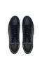 Men's Genuine Leather Navy Blue Sneakers & Sports Shoes - 5