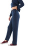 Women's Navy Blue Pajama Bottoms - 3