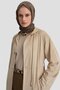 Beige Suede Clothes - Cut Detail, Model 24K5606