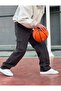 Anthracite Color Men's Cargo Pocket Gabardine Baggy Loose Pants - 2