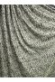 Forest Green Detailed Light Green Floor Background Curtain 1/3 Close Pleat - 6
