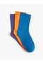 Set of 3 Socks Multicolored