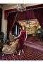 Burgundy Silvery Shoulder and Waist Drawstring Slimfit Long New Year's Dress 4481 - 3