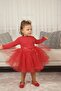 Mobile Cherry Lined Tulle Tutu Girl's Dress - 4
