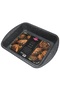 Roaster Pan 35x27cm, Carbon Steel Non Stick Coating 5.5cm Deep Roaster Pan PFOA Free - 5