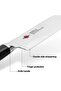 6.8" Santoku Knife SAMURAI MUSASHI 17 Cm (Steel DAMASCUS) - 2
