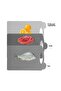 3-Piece Chopping Index Board Set Grey 31x19.5cm - 5