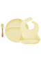 - Silicone Dining Set of 3pcs - Mellow Yellow - 2