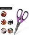 Kitchen Scissors Purple/Black/Silver 20cm - 4