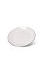 20cm Plate Aleksa Series Color White Porcelain - 2