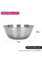 Stainless Mixing Bowl 22cm With Measuring Mark Upto 1800ml For Food Preparation, Baking, Cooking - 6