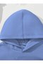 Set de trening oversize, 100% bumbac, cu glugă - 3
